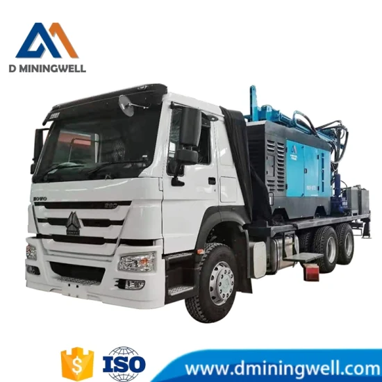 Dminingwell gebrauchte 600 m LKW-Tiefbohrloch-Brunnenbohrgerät-Maschine zum Verkauf