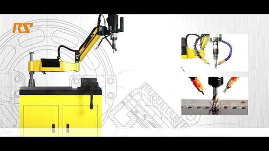 Einfache Bedienung, Torsionsschutz, professionelle Gewindeschneidmaschine mit Servomotorantrieb