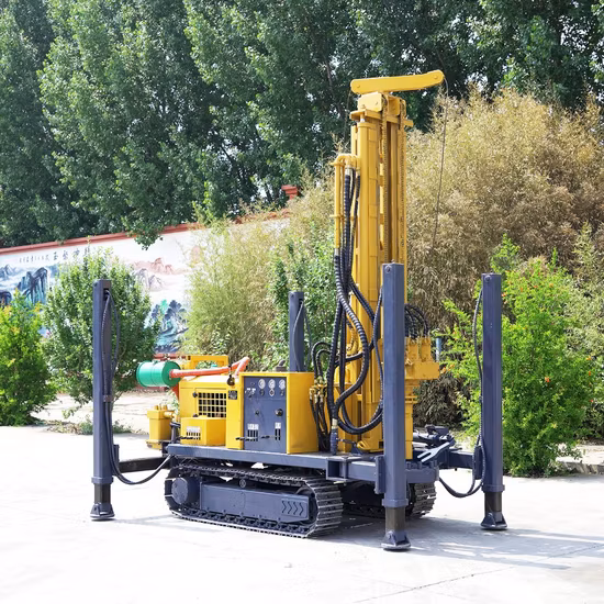 160 m/180 m/220 m/260 m/300 m Bohrtiefe Crawler Pneumatischer Bohrlochkern Wasserbrunnenbohrer/Bohrgerät für Fels-/Berg-/Bergbaugebiete