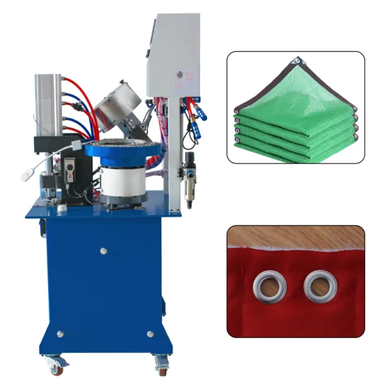 Industrielle pneumatische Ösen-Stanzmaschine für dicke Stoffe